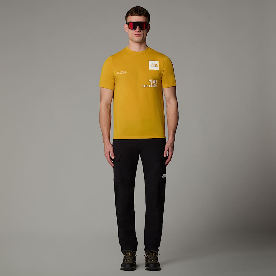 T-shirt Foundation Mountain Coordinates da uomo
