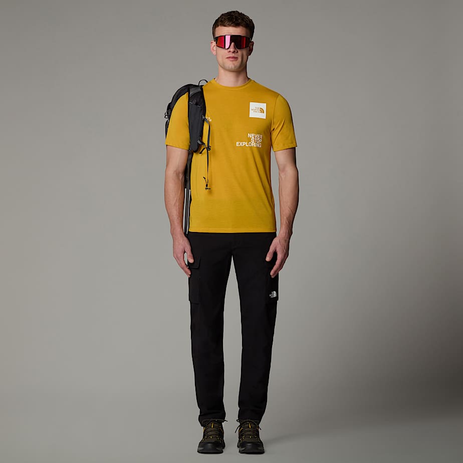 T-shirt Foundation Mountain Coordinates da uomo