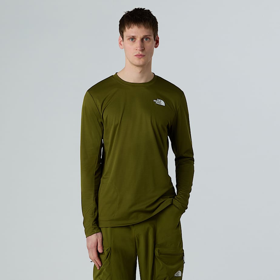 The North Face Lightrange™ Langarm-shirt Für Herren Forest Olive Größe M male