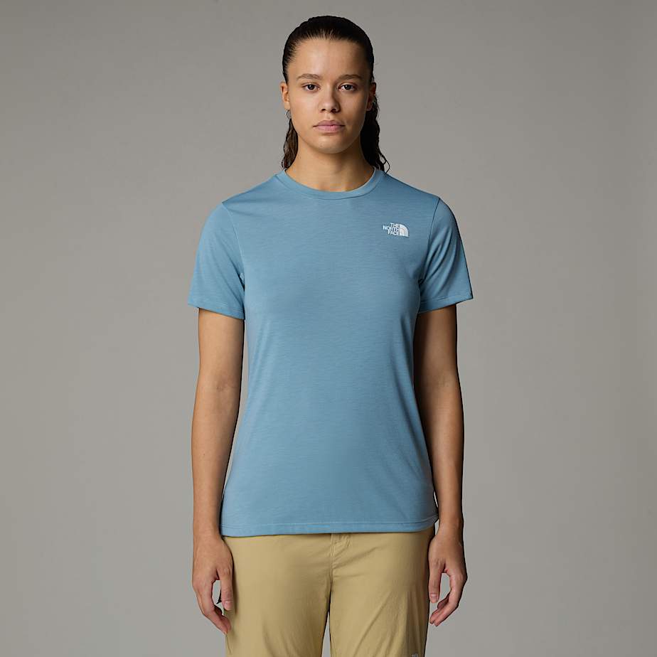 The North Face Foundation Vertical Graphic T-shirt Für Damen Shallow Blue Größe XS female