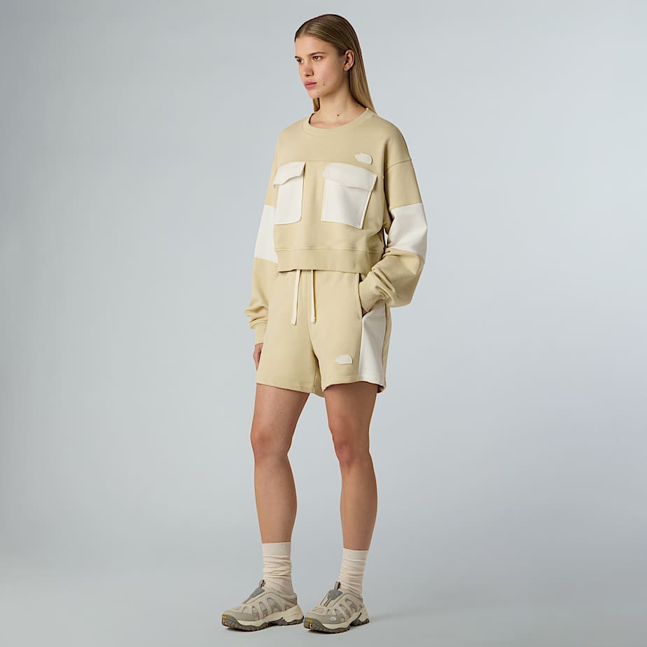 Women’s Terry Oversized Cropped Sweatshirt