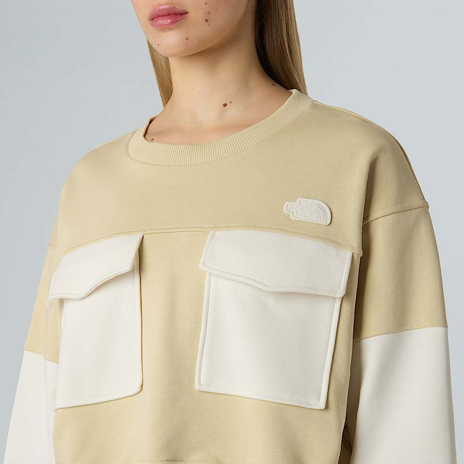 Women’s Terry Oversized Cropped Sweatshirt