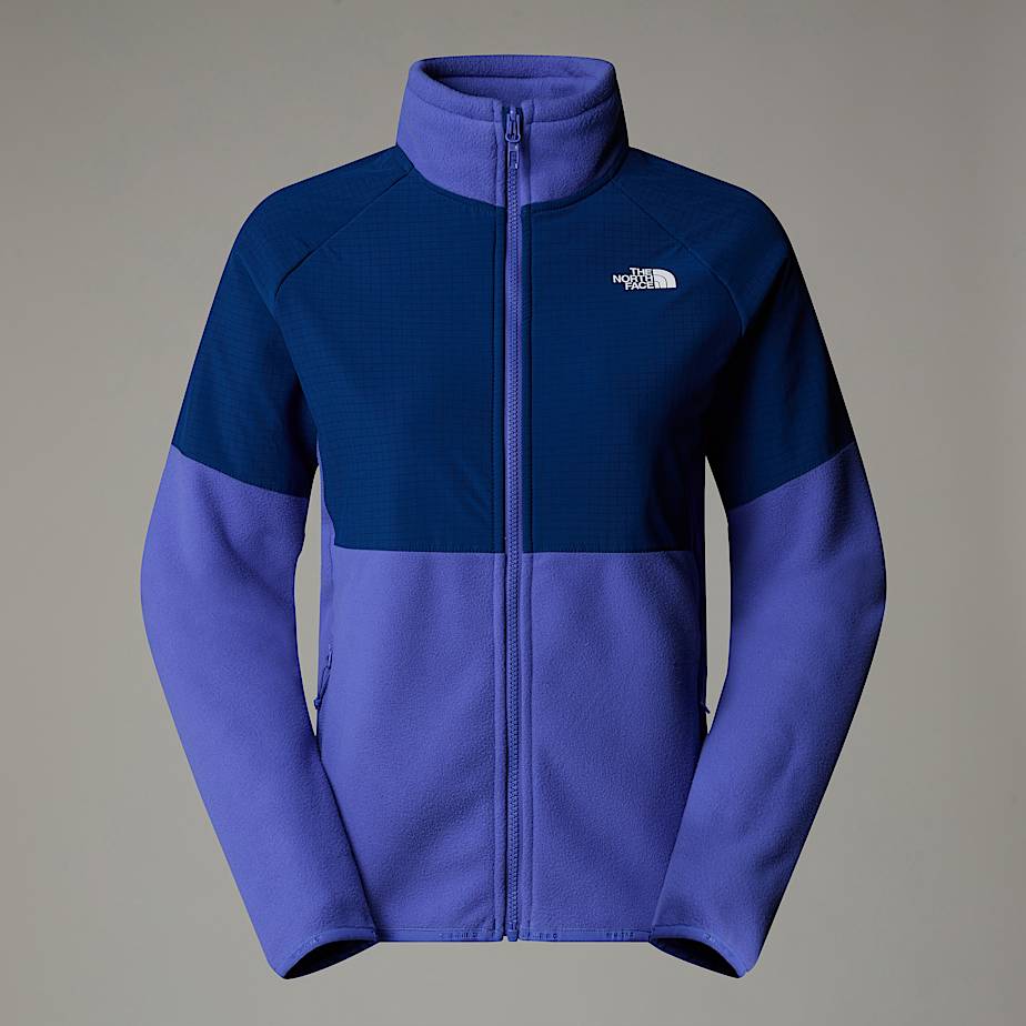 The North Face Glacier Fleece In Schwerer Qualität Mit Durchgehendem Rv Für Damen Indigo Plum-estate Blue-summit Navy Gr...