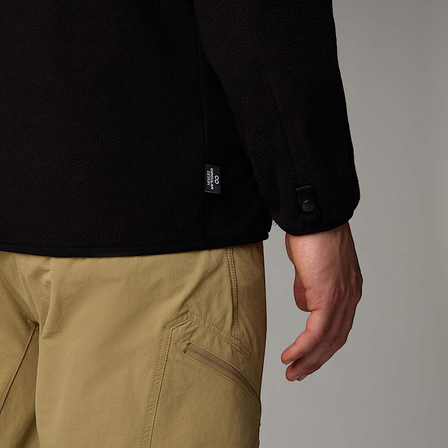 Forro polar con cremallera integral 100 Glacier para hombre