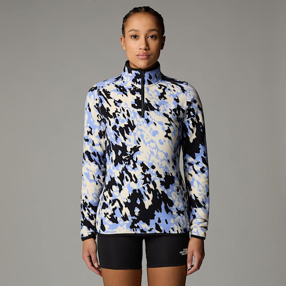 Women's 100 Glacier Printed 1/4 Zip Fleece - 1