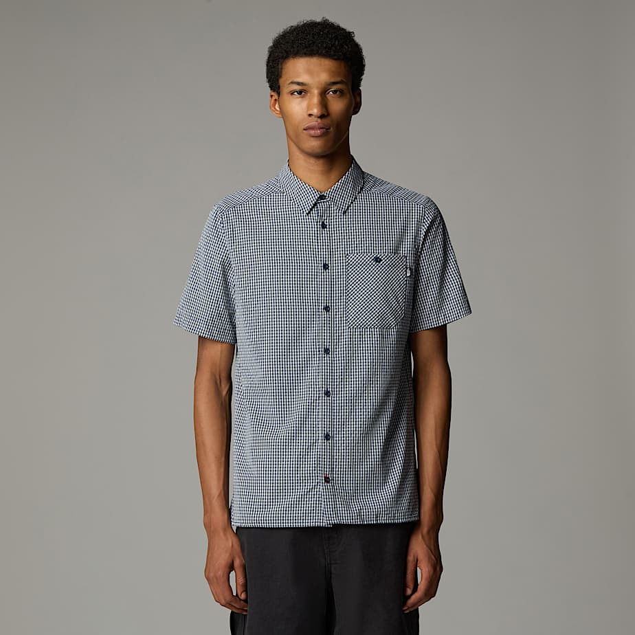 The North Face Hypress Shirt Für Herren Summit Navy Plaid Größe L male