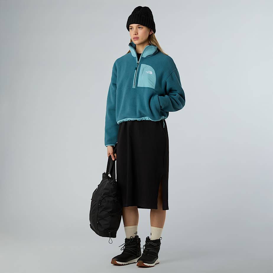 Giacca in pile Yumiori Off-Peak con mezza cerniera da donna - 2