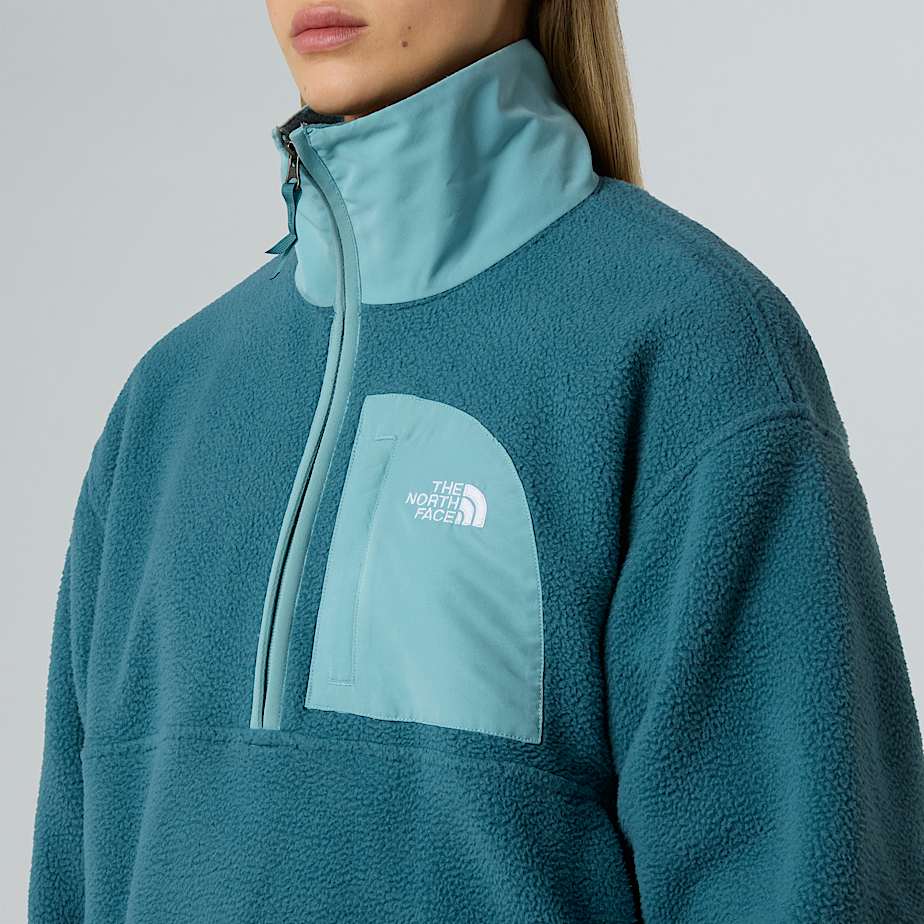 Giacca in pile Yumiori Off-Peak con mezza cerniera da donna - 4