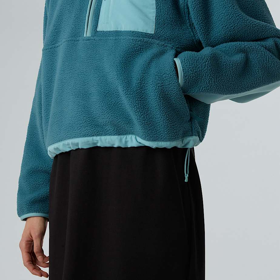 Giacca in pile Yumiori Off-Peak con mezza cerniera da donna - 5