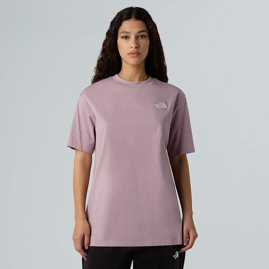 The North Face Simple Dome T-shirt In Oversize Für Damen Ashen Purple Größe L female