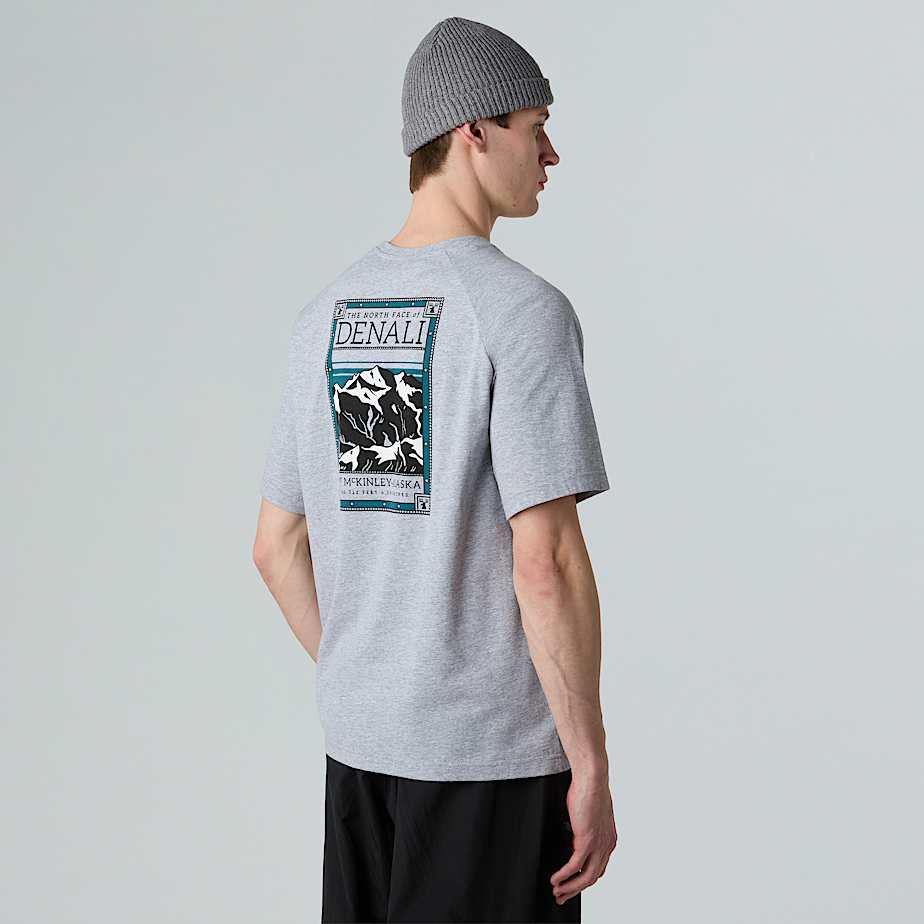 The North Face North Faces T-shirt Für Herren Tnf Light Grey Heather Größe XS male