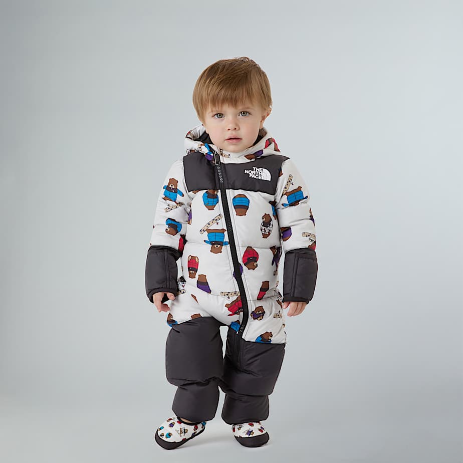 Baby 1996 Retro Nuptse Printed One-Piece - 1