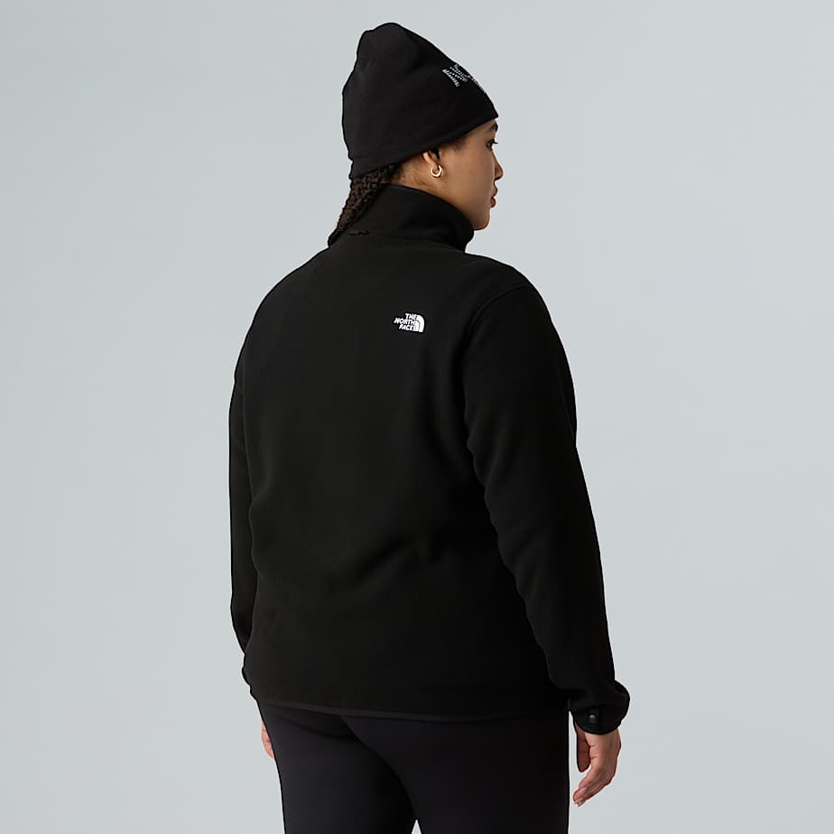 Glacier Fleece mit durchgehendem RV in Übergröße für Damen - 3