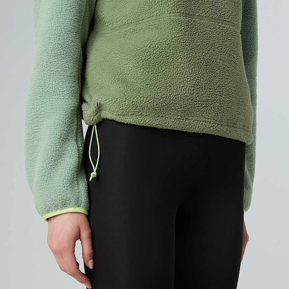 Yumiori Fleecejacke mit 1/4-langem RV für Damen - 5