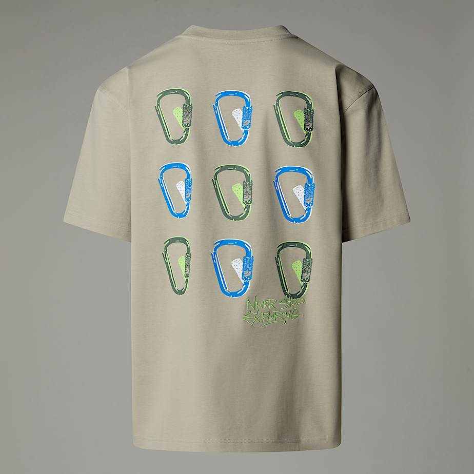 The North Face Nse T-shirt In Oversize Unisex Clay Grey Größe M male