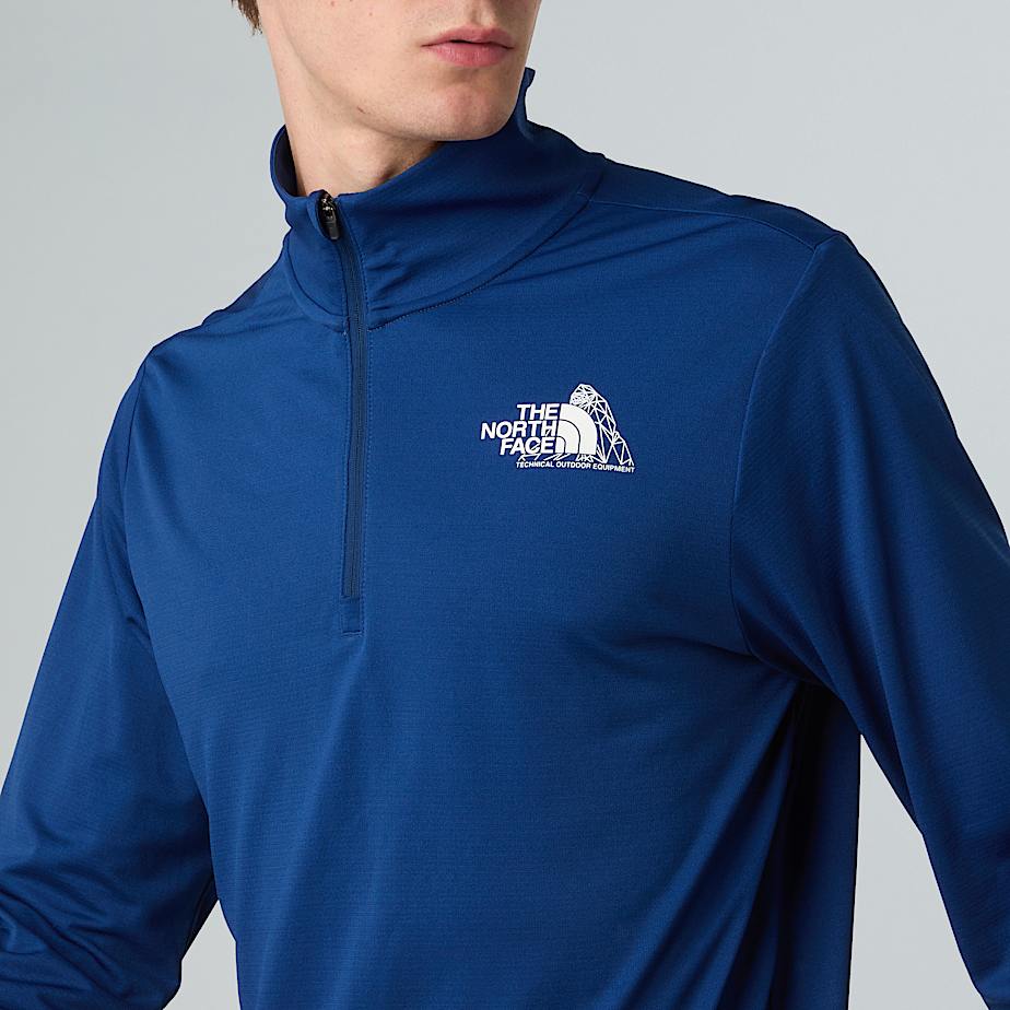 Men's 24/7 1/4 Zip Long-Sleeve Graphic T-Shirt - 4