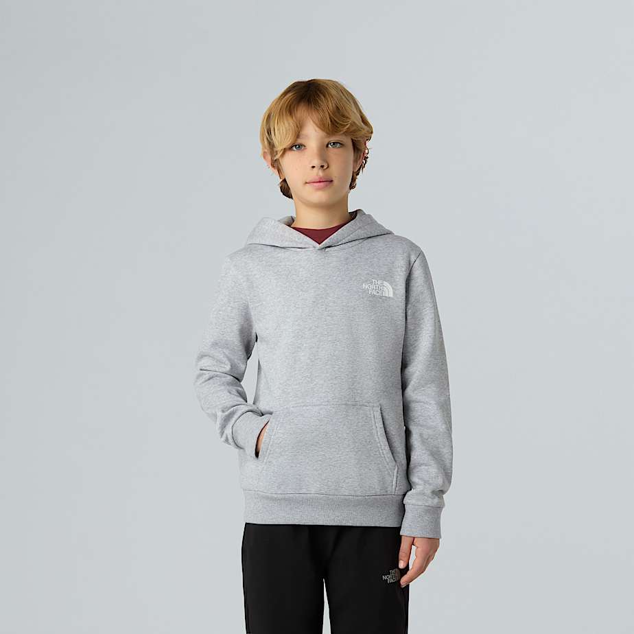 The North Face Simple Dome Kapuzenpulli Für Jugendliche Tnf Light Grey Heather Größe M male