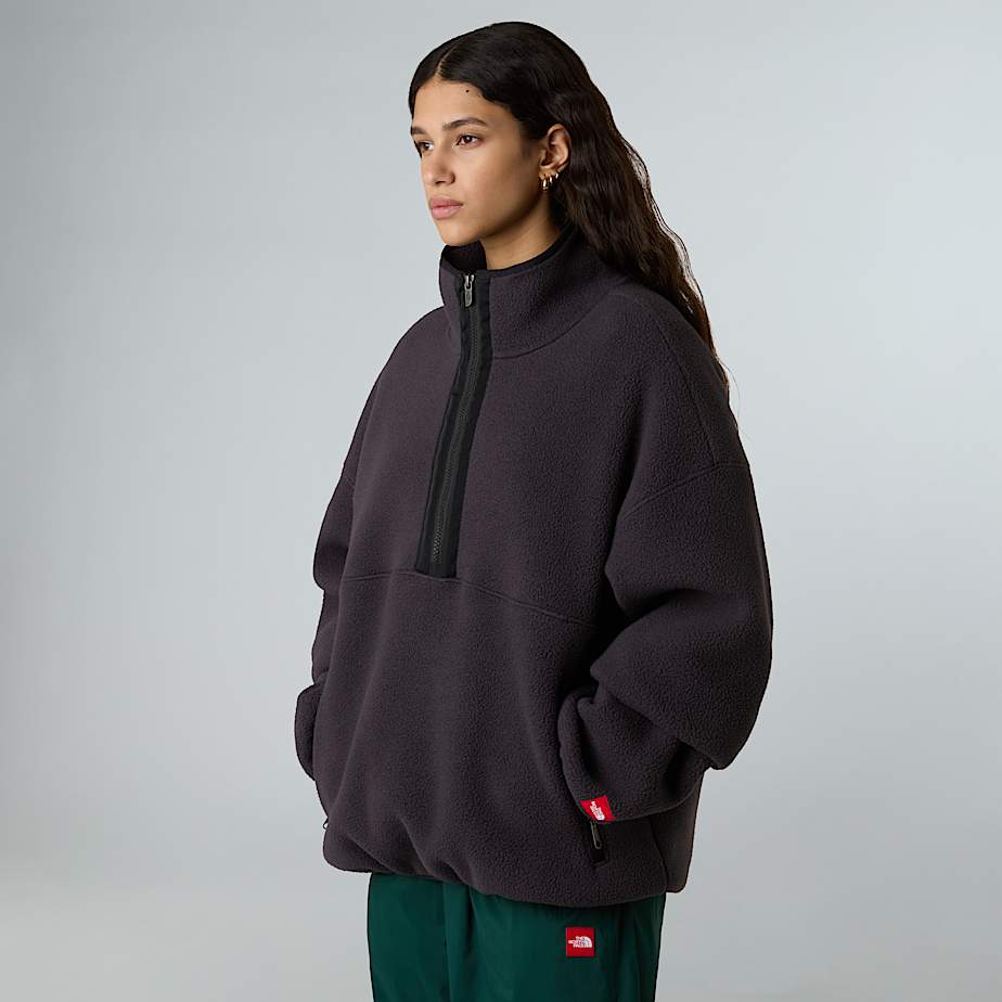 Red Box-fleece met halve rits voor heren - 5