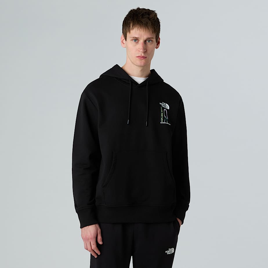 【THE NORTH FACE】 \"EXPLORE GEAR\" リラックス フーディ /black The North Face Explore Gear Relaxed Hoodie - TNF Black