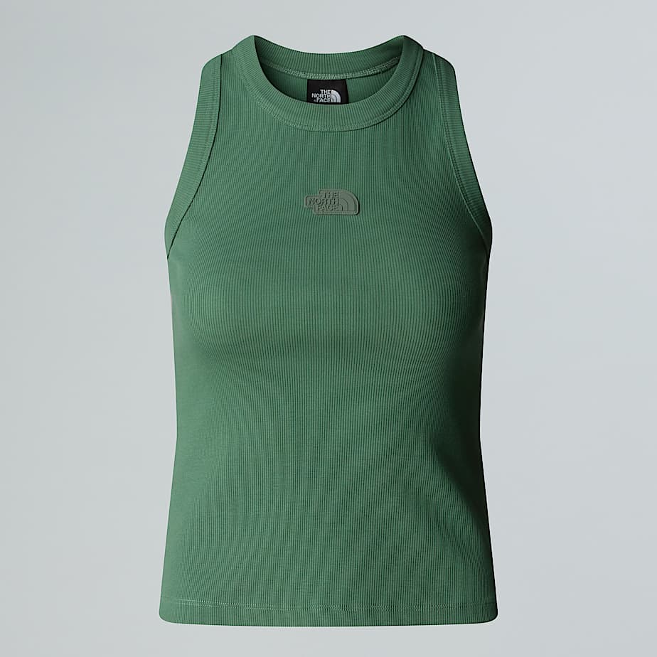 The North Face Slim Rib Tank Top Für Damen Duck Green Größe XL female