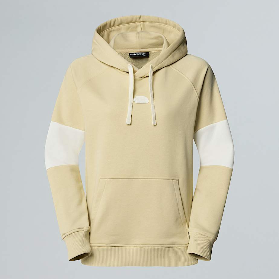 The North Face Terry Relaxt Geschnittener Kapuzenpulli Für Damen Gravel Größe XXL female