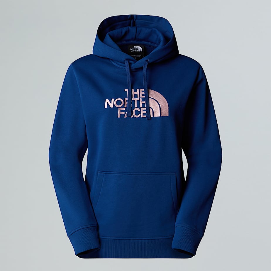 The North Face Drew Peak Kapuzenpulli Für Damen Estate Blue-metal Pink Größe XS female