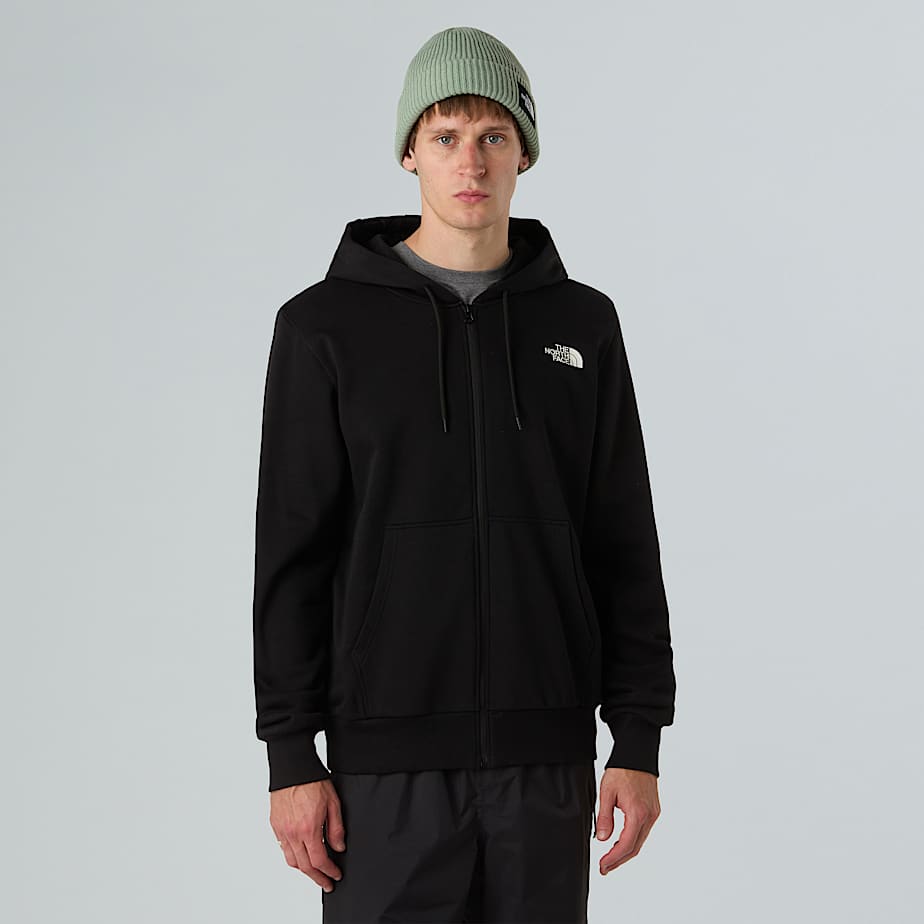 The North Face Simple Dome Kapuzenpulli Mit Durchgehendem Rv Für Herren Tnf Black Größe XS male