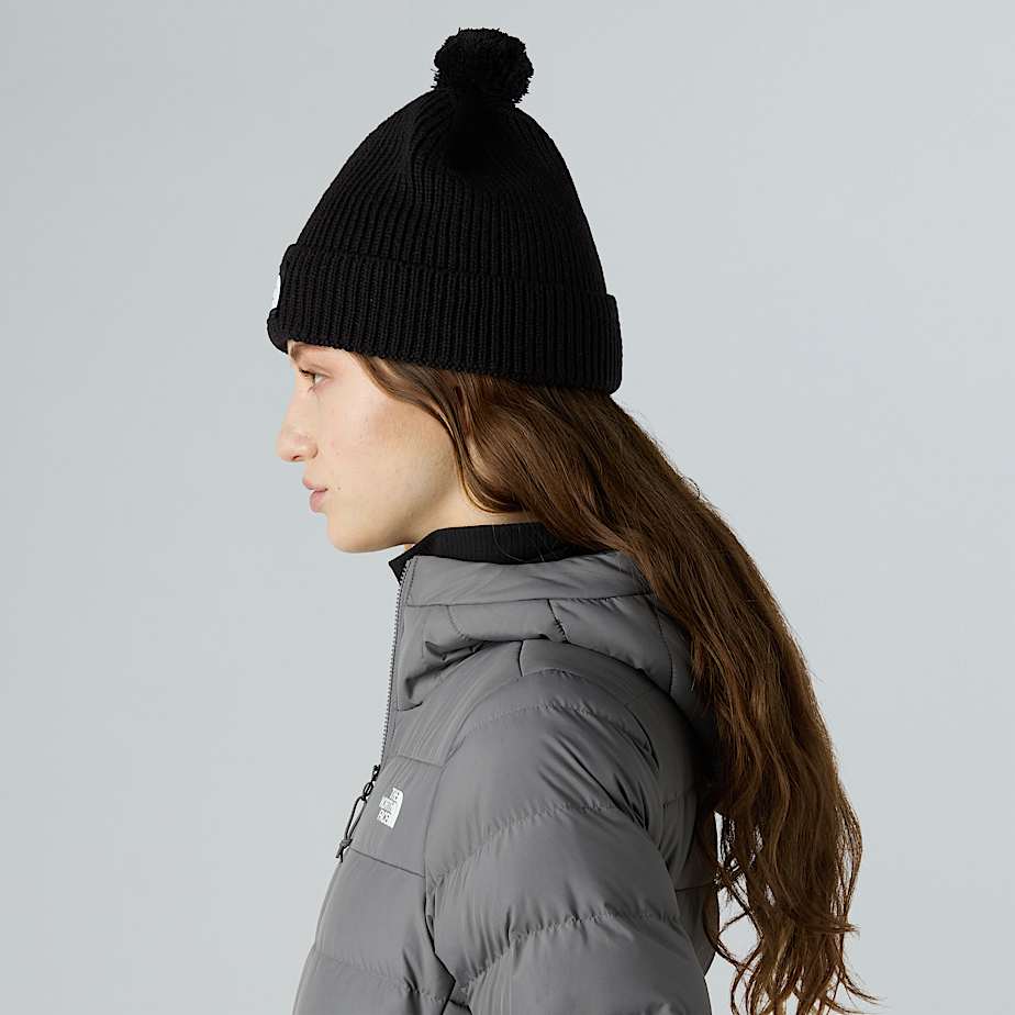 TNF Logo Box Beanie mit Bommel - 4