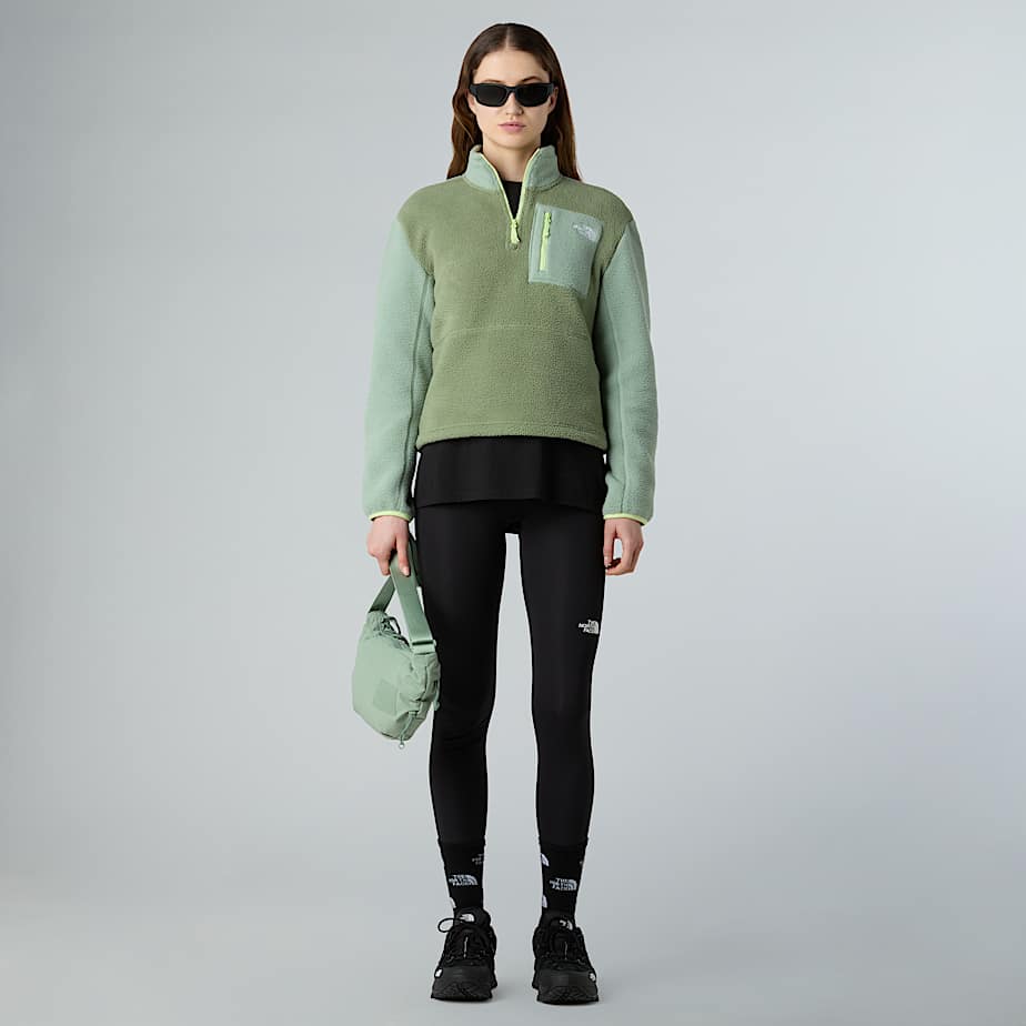 Yumiori Fleecejacke mit 1/4-langem RV für Damen - 2
