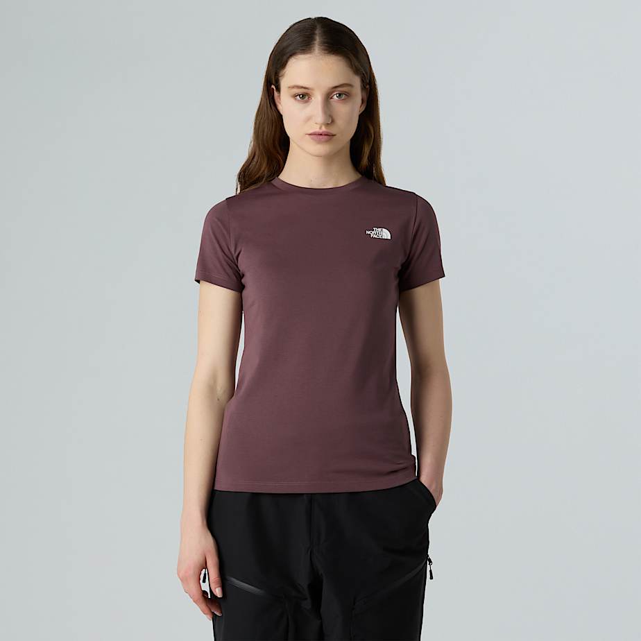 The North Face Simple Dome T-shirt Für Damen Tawny Quartz Größe S female