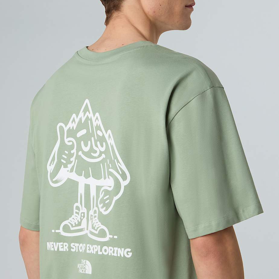 Unisex Mountain Fun Oversized T-Shirt - 7