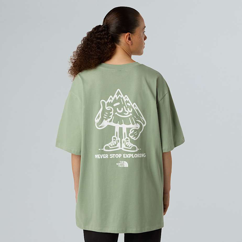 Unisex Mountain Fun Oversized T-Shirt - 8