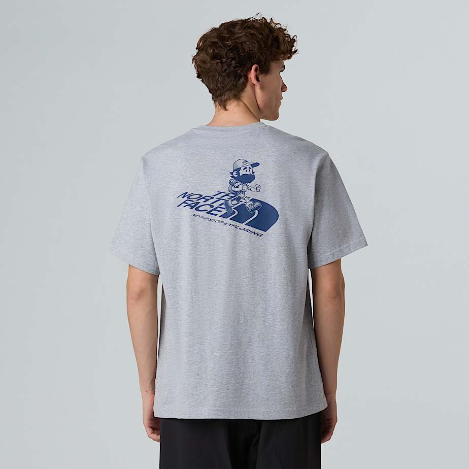 Unisex Run Graphic Relaxed T-Shirt - 3