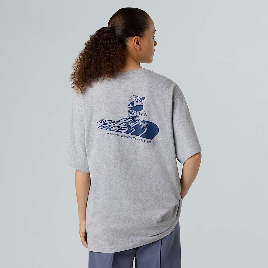Unisex Run Graphic Relaxed T-Shirt - 8