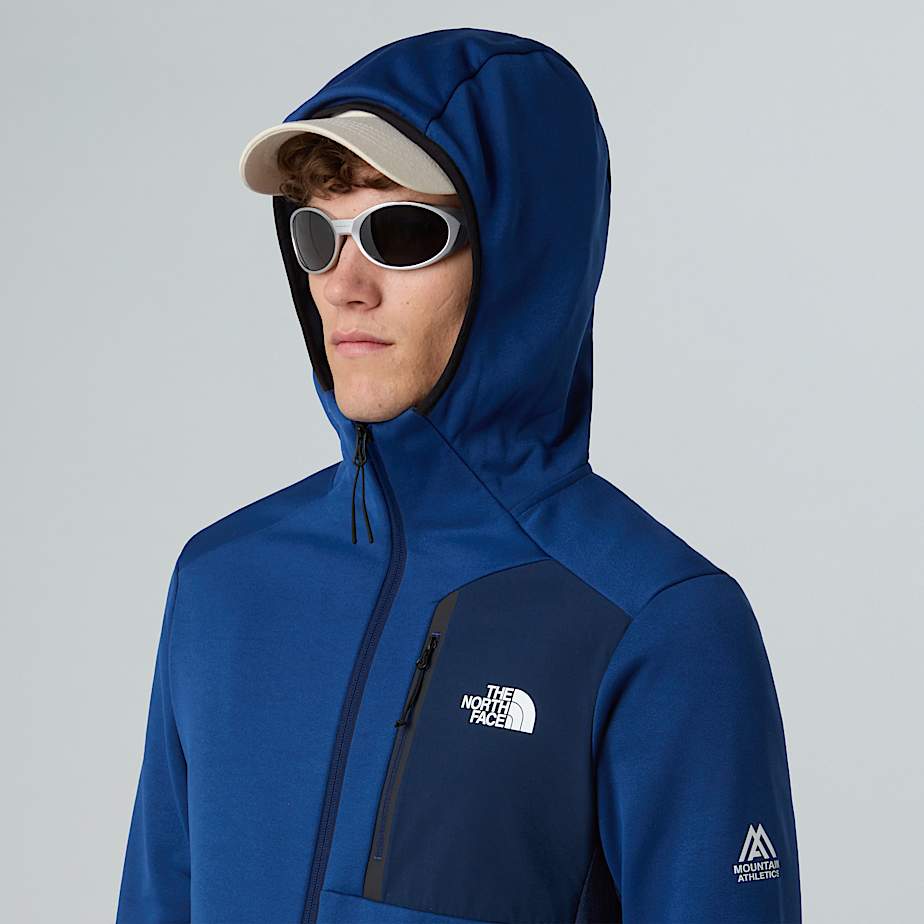 Mountain Athletics-fleece met capuchon en volledige rits voor heren - 5