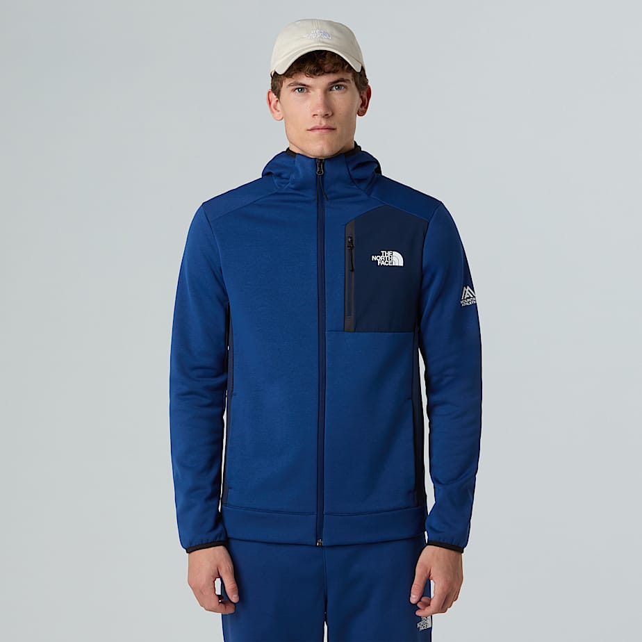 The North Face Mountain Athletics Kapuzenfleece Mit Durchgehendem Rv Für Herren Estate Blue-summit Navy-summit Navy Größ...