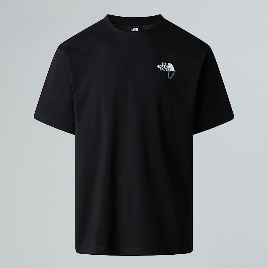 The North Face Explore Carabiner Relaxt Geschnittenes T-shirt In Unisex Tnf Black Größe L male