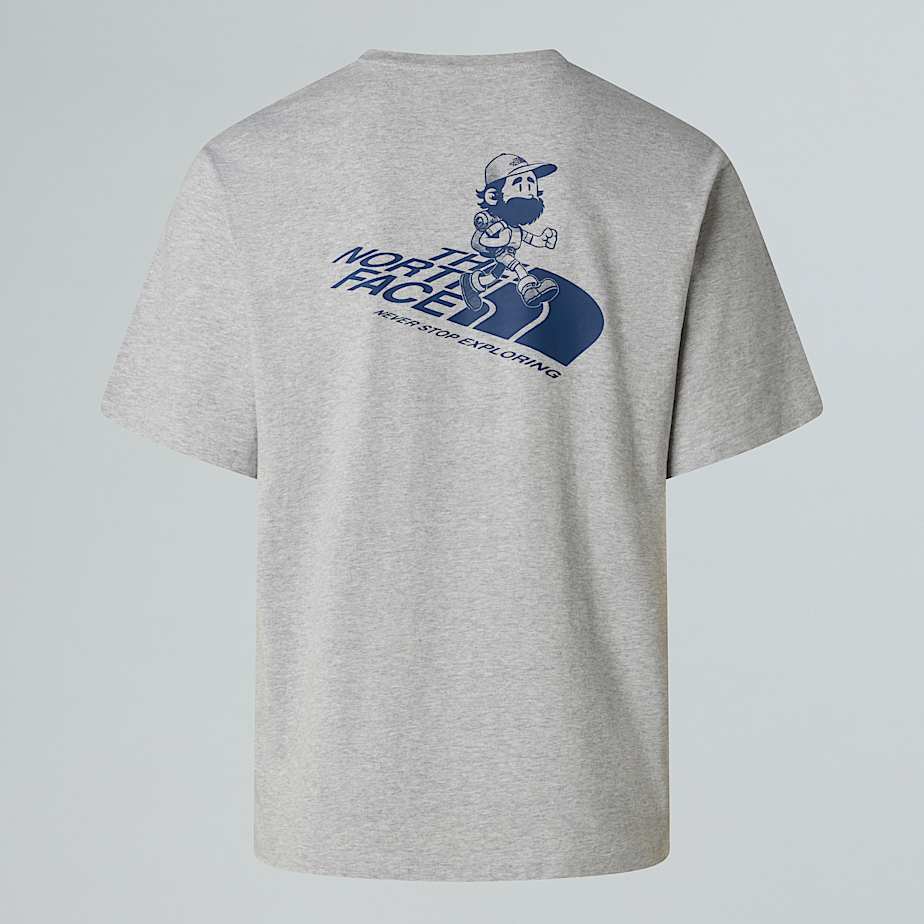 Unisex Run Graphic Relaxed T-Shirt - 1