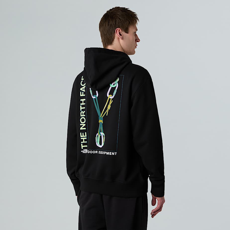 【THE NORTH FACE】 \"EXPLORE GEAR\" リラックス フーディ /black The North Face Explore Gear Relaxed Hoodie - TNF Black