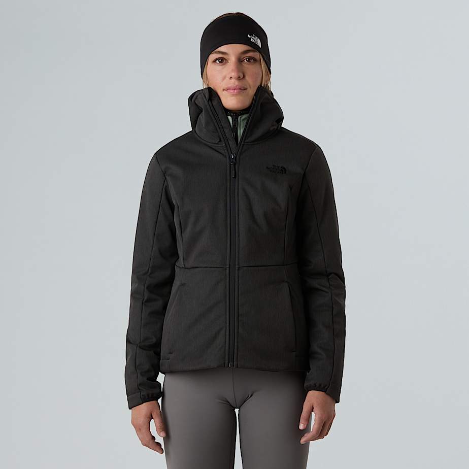 The North Face Quest Highloft Softshelljacke Für Damen Tnf Black Heather Größe XL female