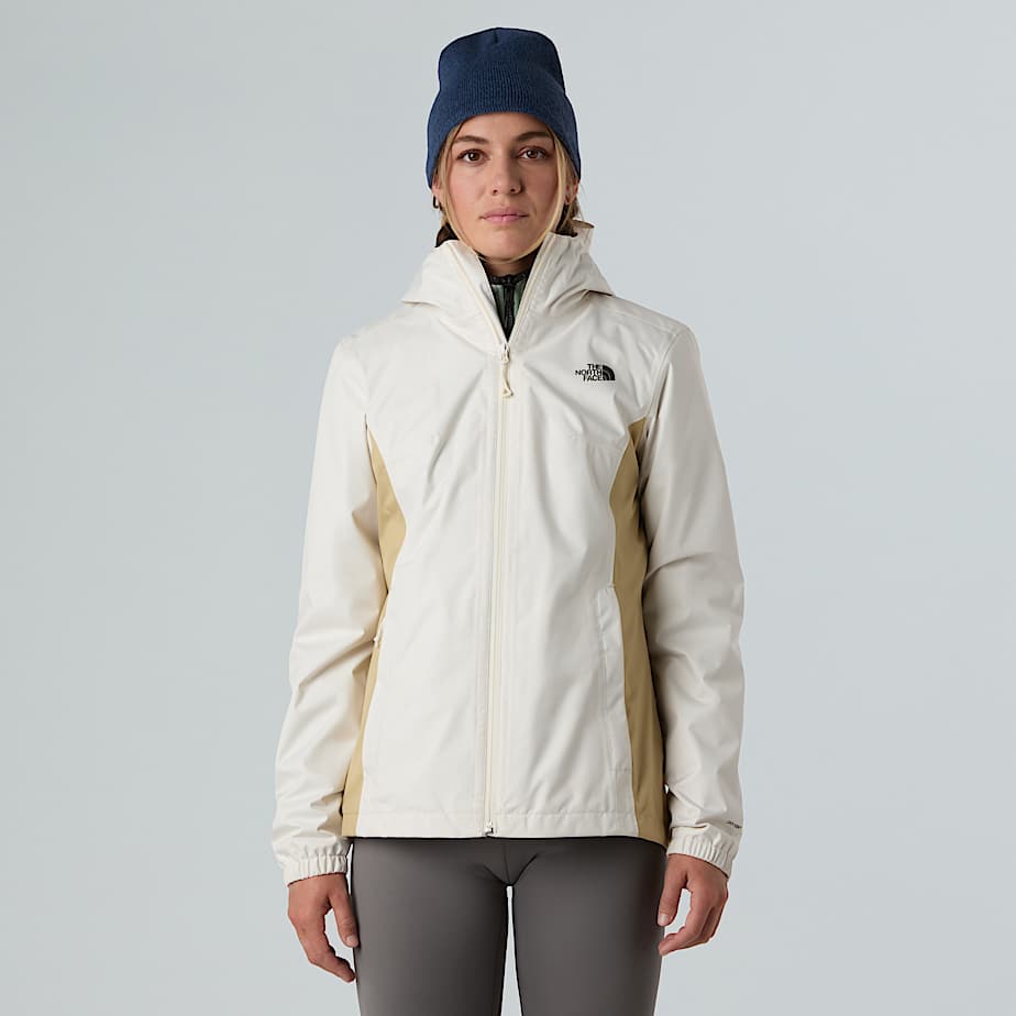The North Face Quest Zip-in-jacke Für Damen White Dune Größe S female