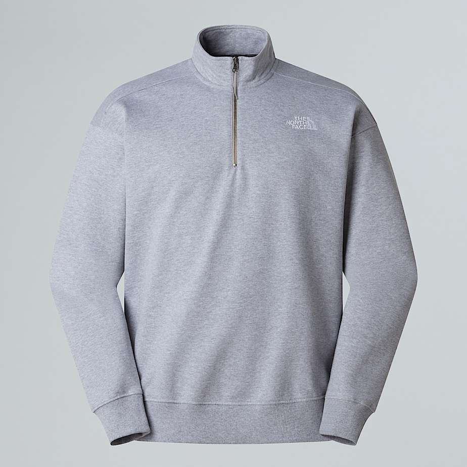 Felpa Oversized con cerniera a 1/4 unisex - 1