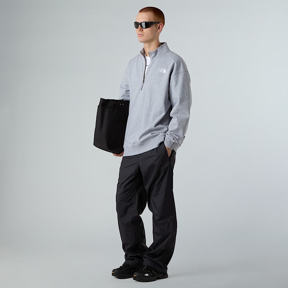 Felpa Oversized con cerniera a 1/4 unisex - 4