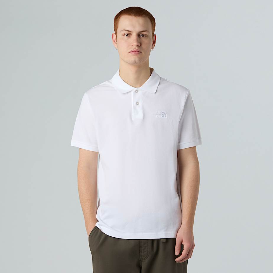 The North Face Essential Regular Polo Für Herren Tnf White Größe XL male