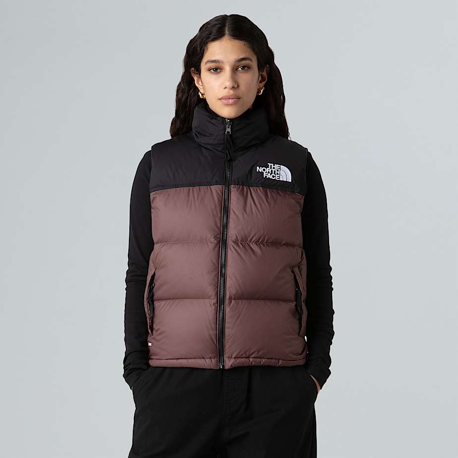 The North Face 1996 Retro Nuptse Daunenweste Für Damen Tawny Quartz-tnf Black Größe XS female