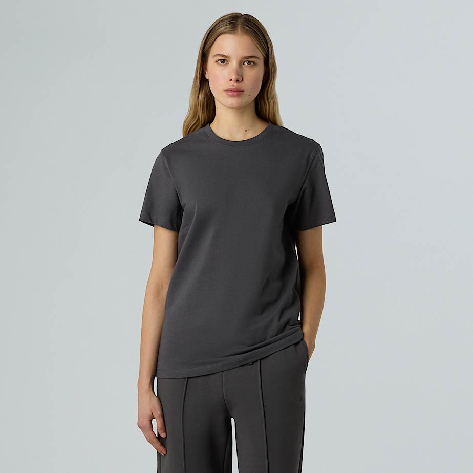 The North Face Dome Relaxt Geschnittenes T-shirt Für Damen Anthracite Grey Größe XL female