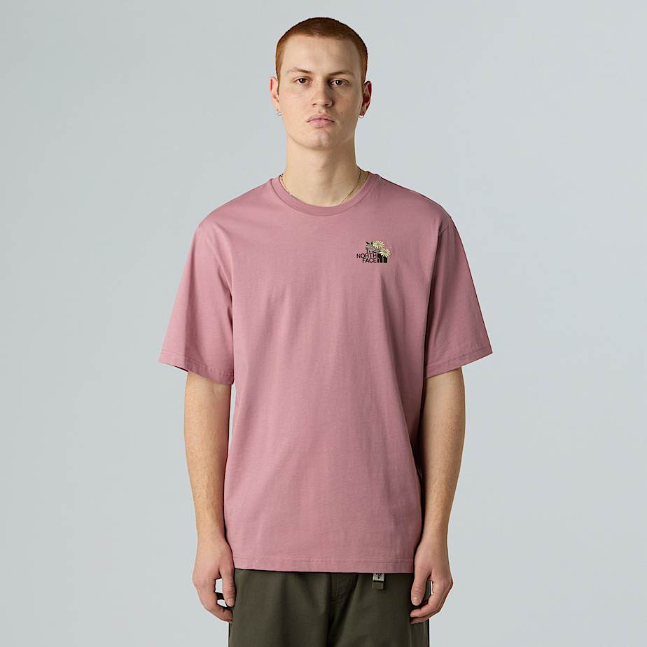 Relaxed Dome Flower Graphic-T-shirt Uniseks - 3