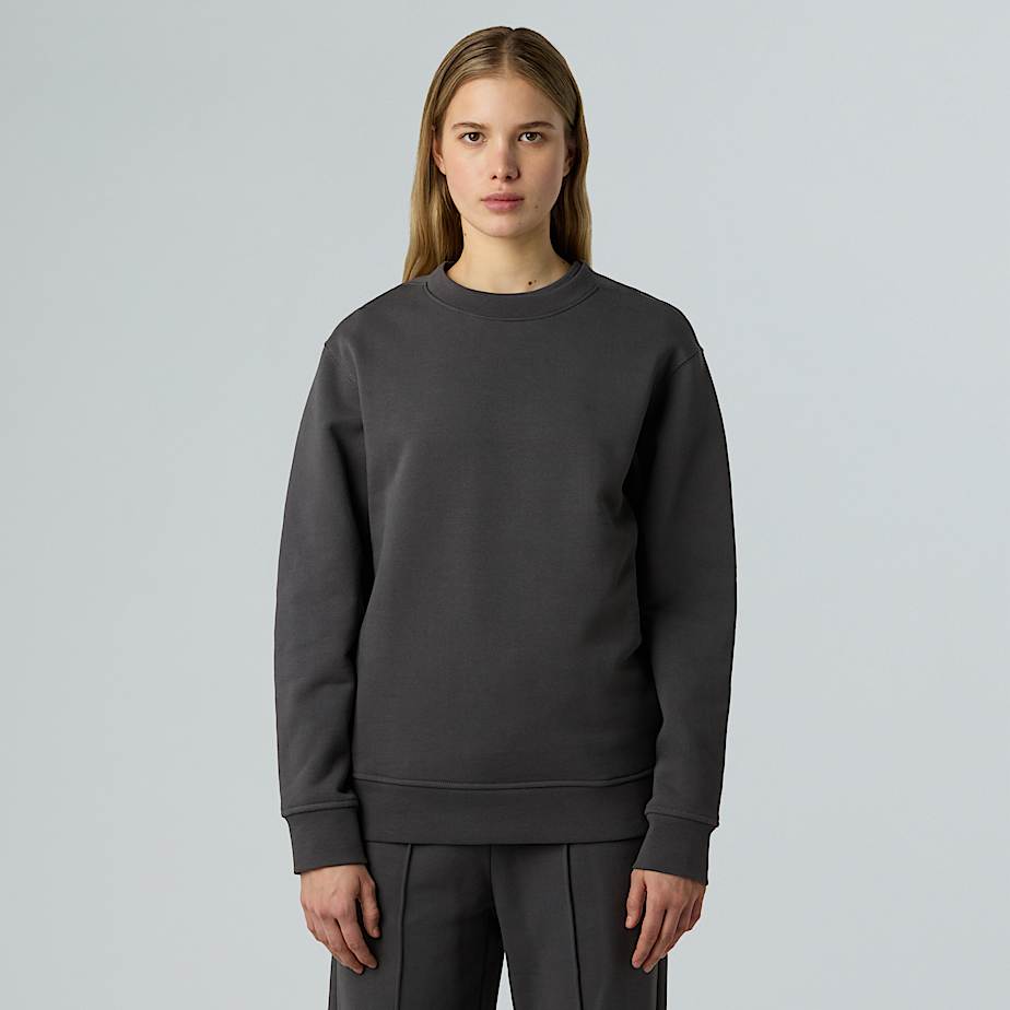 The North Face Dome Relaxt Geschnittenes Sweatshirt Für Damen Anthracite Grey Größe XS female