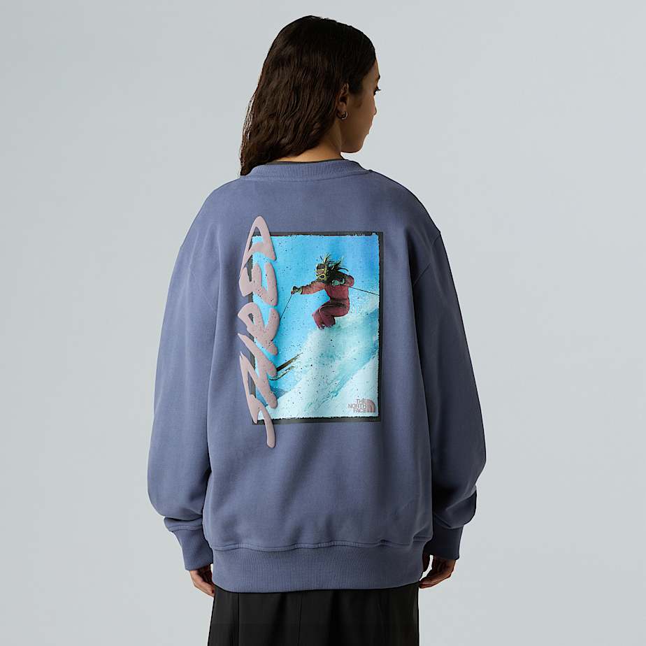 NSE Slopes relaxt geschnittenes Sweatshirt in Unisex - 8