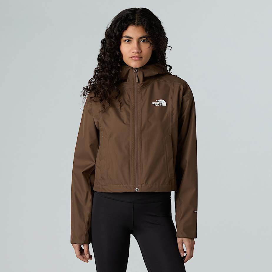 The North Face Quest Kurzgeschnittene Jacke Für Damen Smokey Brown Größe XS female